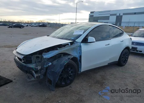 2022 Tesla Model Y Long Range Dual Motor All-Wheel Drive from USA, damaged, VIN 7SAYGDEE8NF387788
